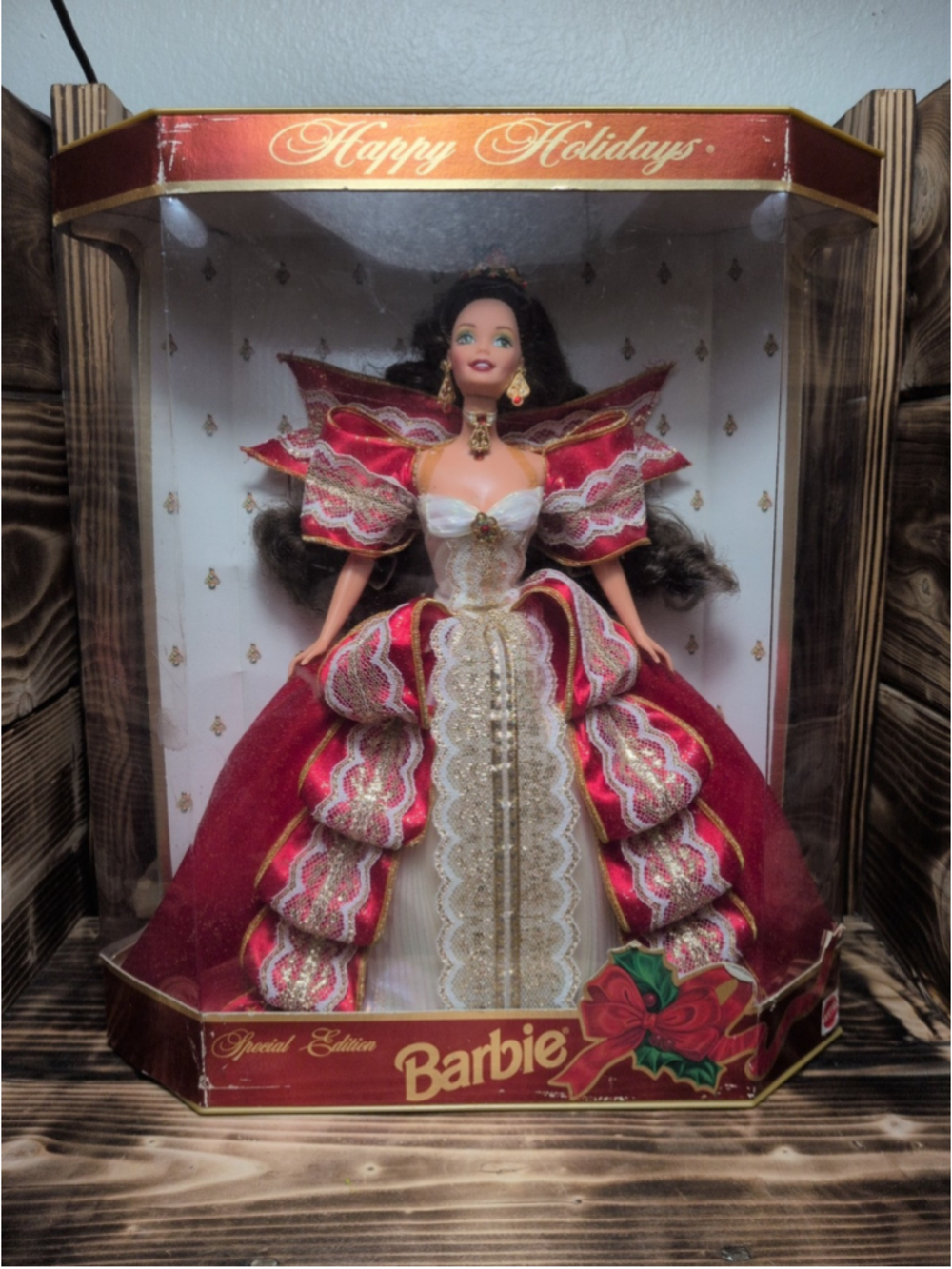 1997 Happy Holidays Barbie #17832 Special Edition NRFB Mattel Doll